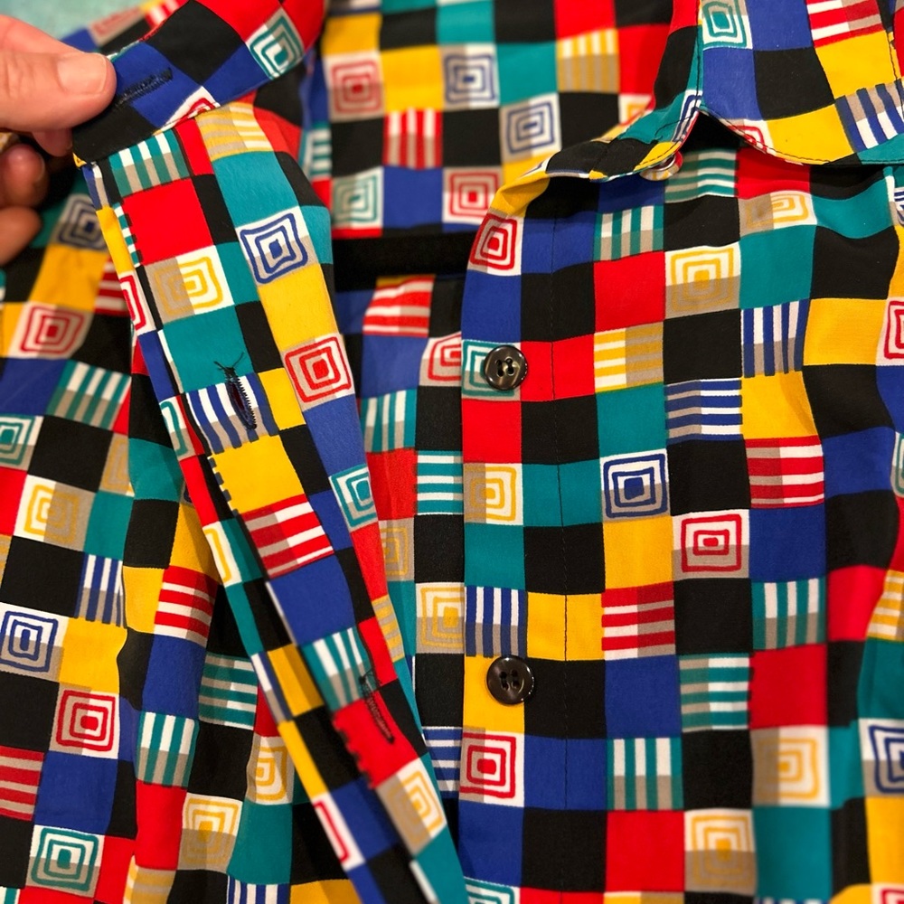 Vintage Geometric Blouse - Picture 11 of 13